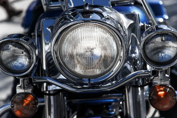 The front lighths of motorcycle