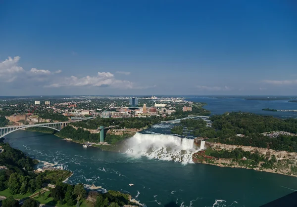 Pohled na niagarské vodopády — Stock fotografie