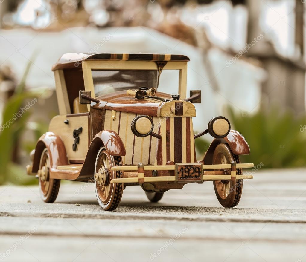 old wooden car