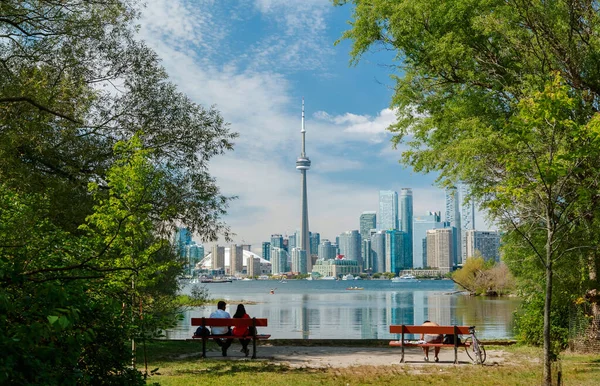 Toronto Ontario Kanada Centrum Aug 2021 Vacker Fantastisk Mysig Inbjudande — Stockfoto