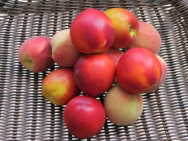 Pêches et nectarines — Photo