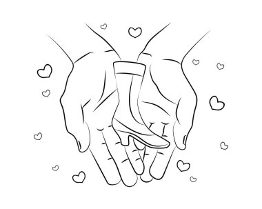 Palmiyelerin üzerinde zarif bir çizme var. Güzel bayanlar için hediye kavramı. Kadınların alışveriş ayakkabısı tutkusu. Kadın ayakkabısı satışı ilanı. Lüks yaşam tarzı için moda aksesuarları. Doğrusal çizim