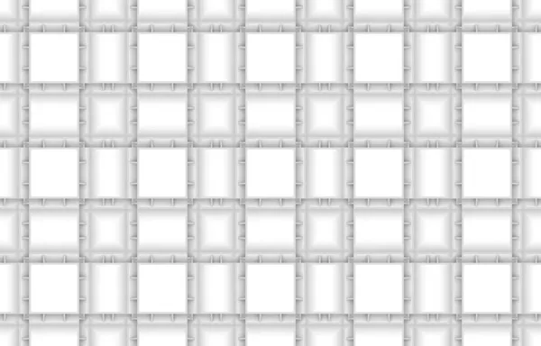 无缝的现代浅灰色方形网格图案墙面背景 — 图库照片