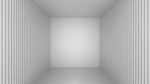 Rendering Empty Gray Container Corner Room Wall Background — Stock Photo, Image