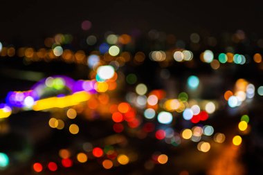 Arkaplan için renkli bokeh özeti