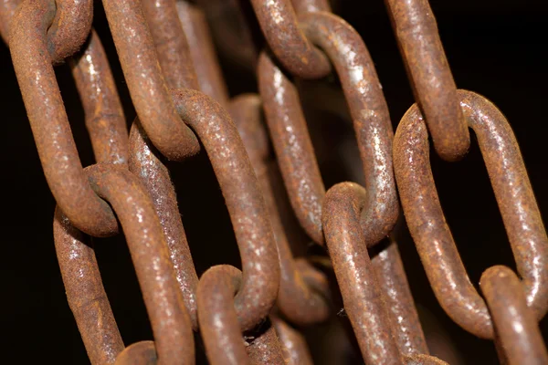 Rusty chains — Stock fotografie