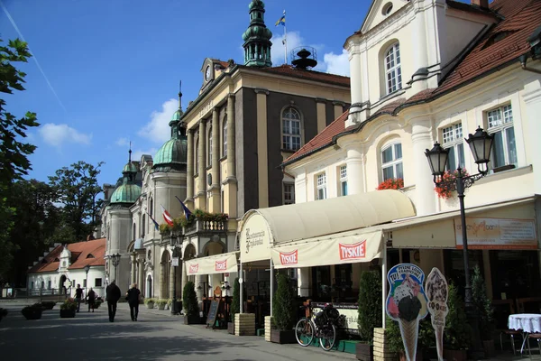 Pszczyna pequeña ciudad — Foto de Stock