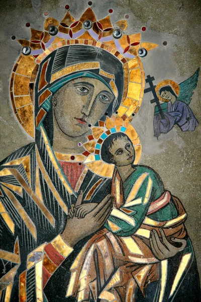 Saint Mary and child — Stock Photo, Image