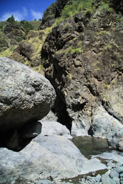 Área do vulcão — Fotografia de Stock