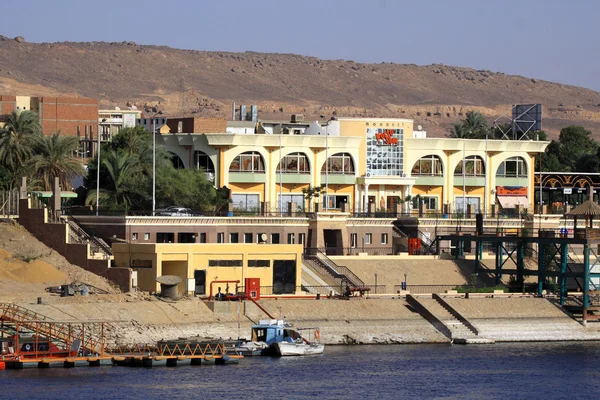 Nil og ørken i Egypt – stockfoto