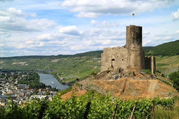 Kale ve kale mosel revier boyunca — Stok fotoğraf