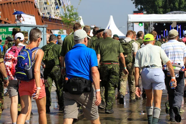 Ежегодно повторяющееся большое пешеходное событие — стоковое фото