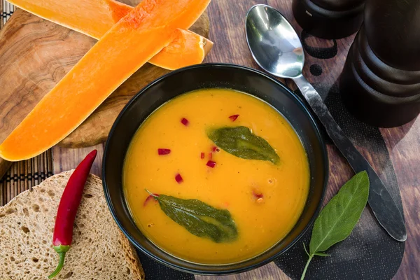 Sopa de abóbora — Fotografia de Stock