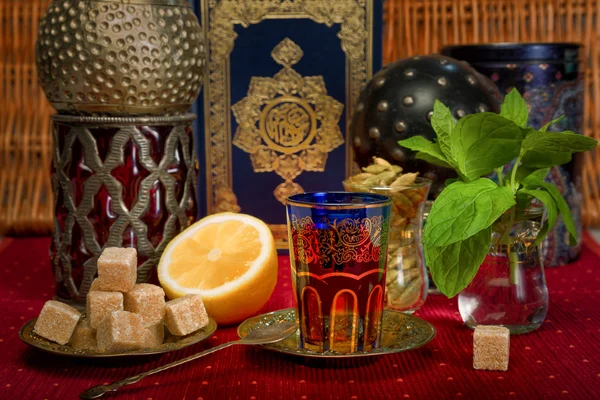 Tè alla menta araba — Foto Stock