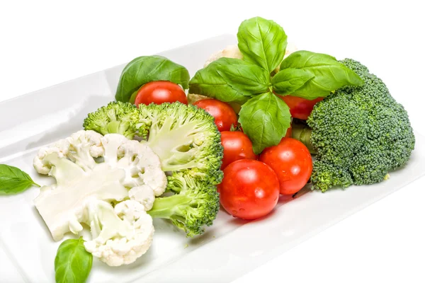 Cauliflower and broccoli — Stock Photo, Image