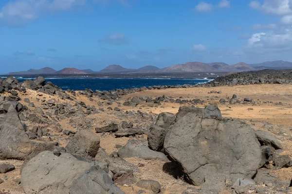 Île Volcanique Paysage Avec Beaux Paysages — Photo