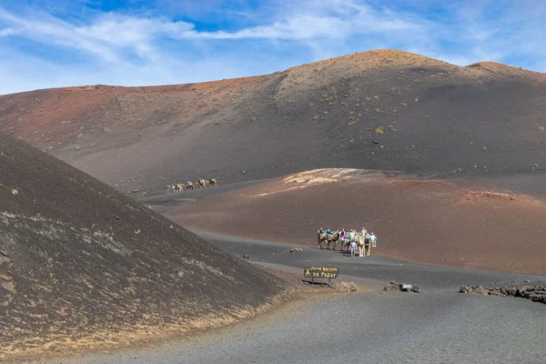 Los Vulcanes Természeti Park Lanzarote Yaiza — Stock Fotó