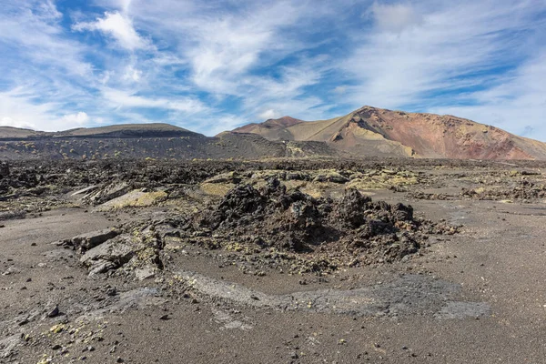 Naturparken Los Volcanes Lanzarote Yaiza — Stockfoto