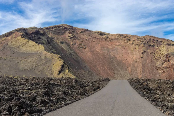 Naturparken Los Volcanes Lanzarote Yaiza — Stockfoto