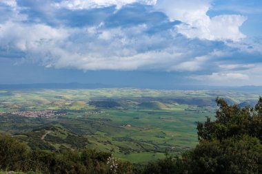 İtalya 'nın Sardunya adasındaki Parco della Giara doğa koruma alanında.