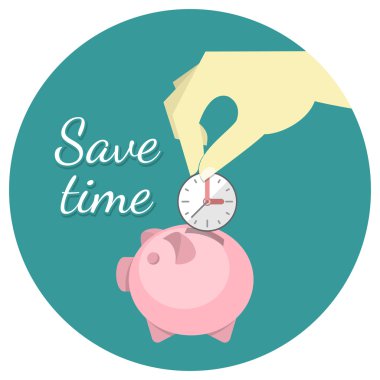Save Time Concept clipart