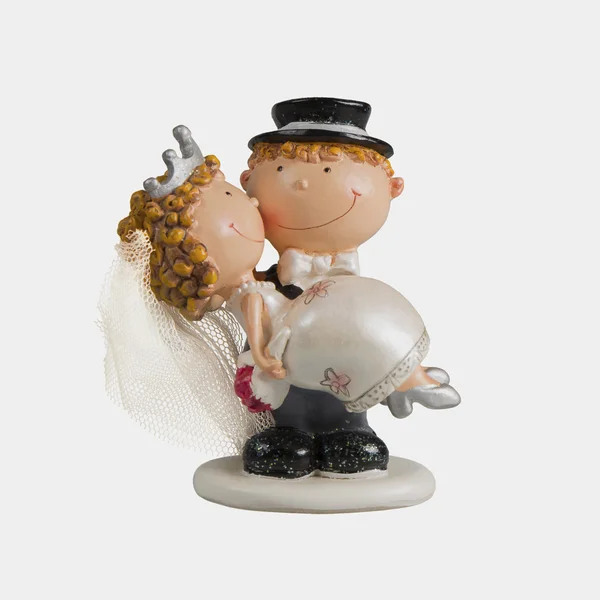 Statua matrimonio divertente — Foto Stock