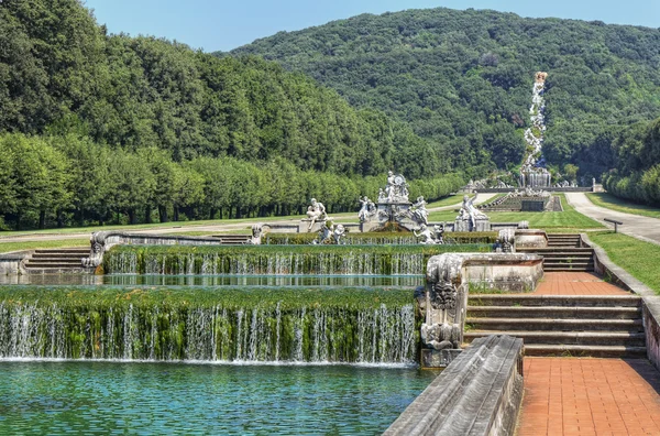 Landschap reggia di caserta — Stockfoto