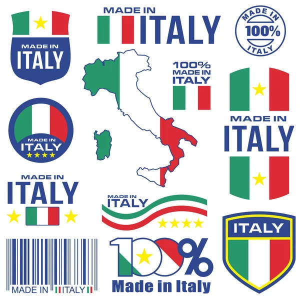 Fabricado en Italia — Vector de stock