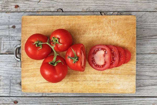कापड टोमॅटो तयारी अन्न — स्टॉक फोटो, इमेज