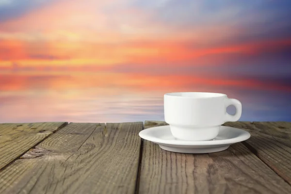 風景コーヒー カップ — ストック写真