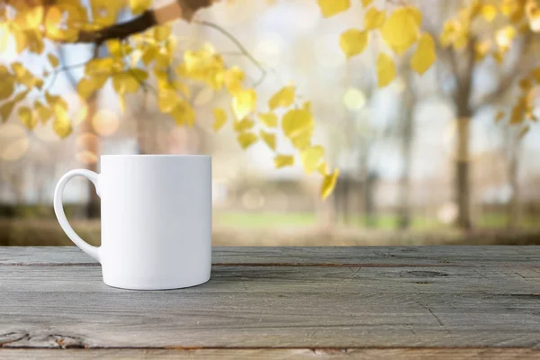 Cup on table — Stock Photo, Image