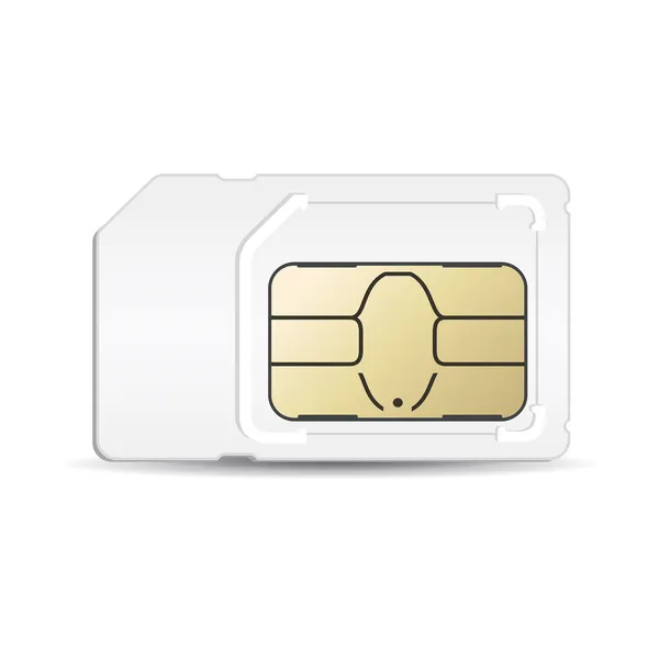 Sim card vector — Stock Vector