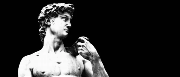 Michelangelo David Προτομή Γλυπτική Διανυσματική Μορφή — Διανυσματικό Αρχείο