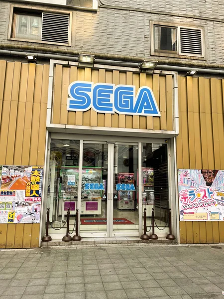 Tóquio Japão Janeiro 2022 Loja Arcade Sega Shinjuku — Fotografia de Stock