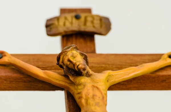 Estatua de Jesús en la cruz — Foto de Stock