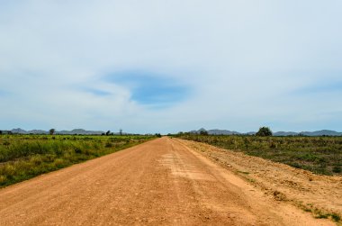 A Dirt Road in the Plains clipart