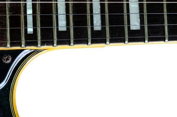 Гітари шиї кадру — стокове фото