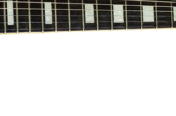 Marco largo del cuello de la guitarra —  Fotos de Stock