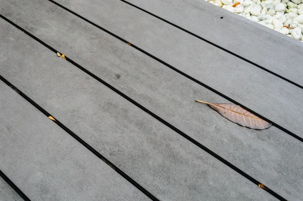 Old Leaves on Wood — Stock Photo, Image