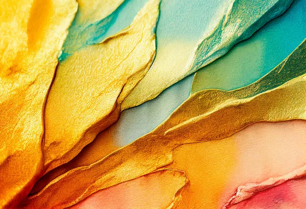 Fondo Color Agua Arte Abstracto Pintura Mano — Foto de Stock