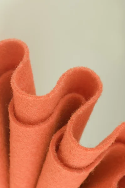 Textura de feltro laranja — Fotografia de Stock