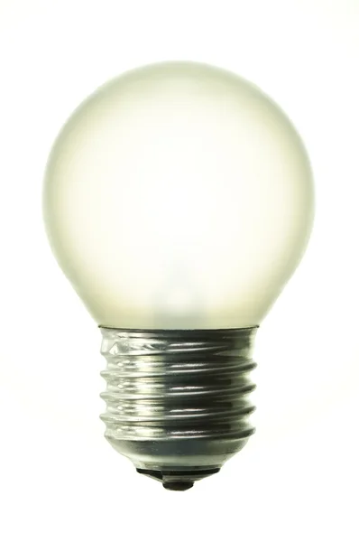 Lighted bulb isolated — Stock Photo, Image