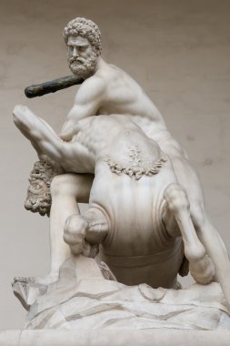 Hercules beating Nessus clipart