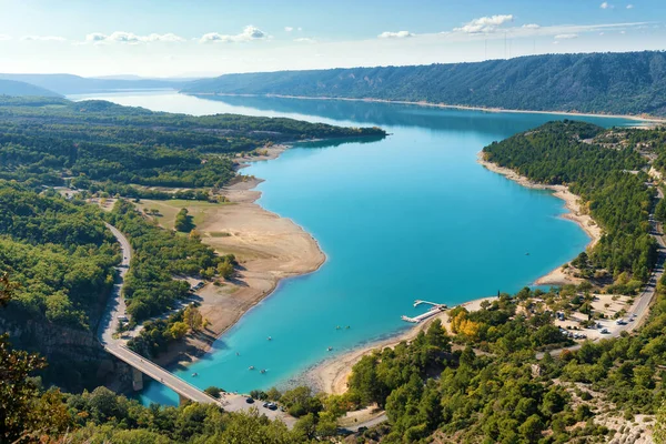 Lago Sainte Croix Francês Lac Sainte Croix França Lago Artificial — Fotografia de Stock