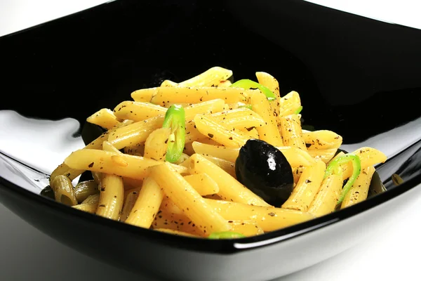 Penne al oglio — Fotografia de Stock