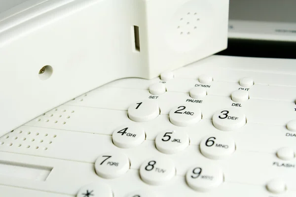 White phone — Stock Photo, Image