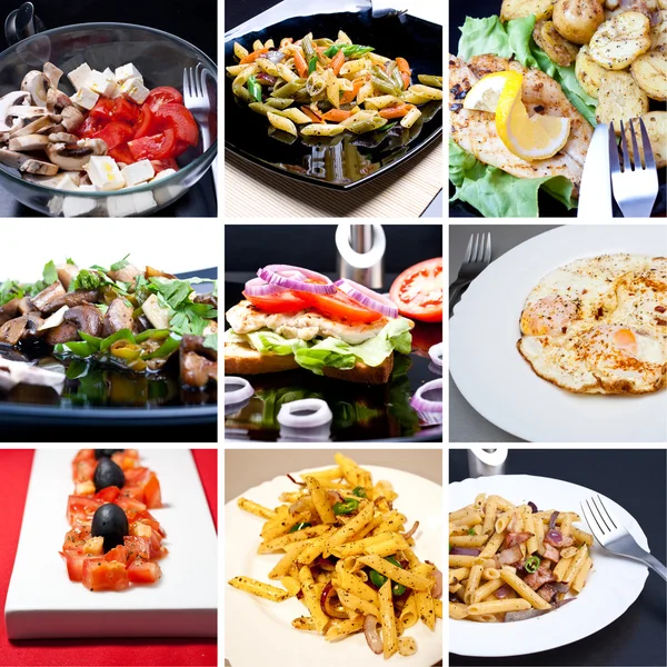 Collage alimentare — Foto Stock