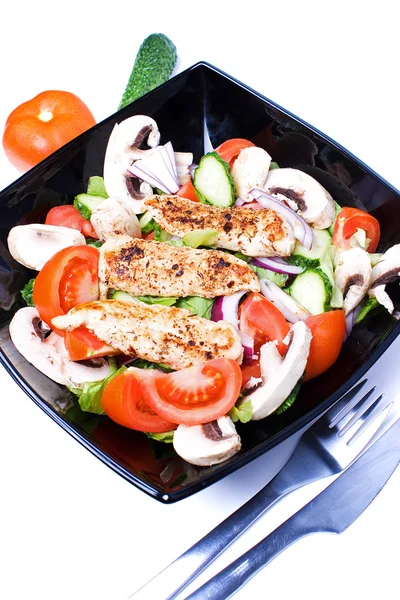 Salada de frango — Fotografia de Stock