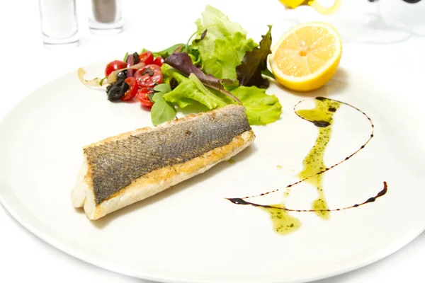 Fish course — Stock Photo, Image