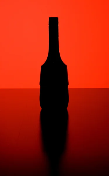 Black bottle — Stock Photo, Image